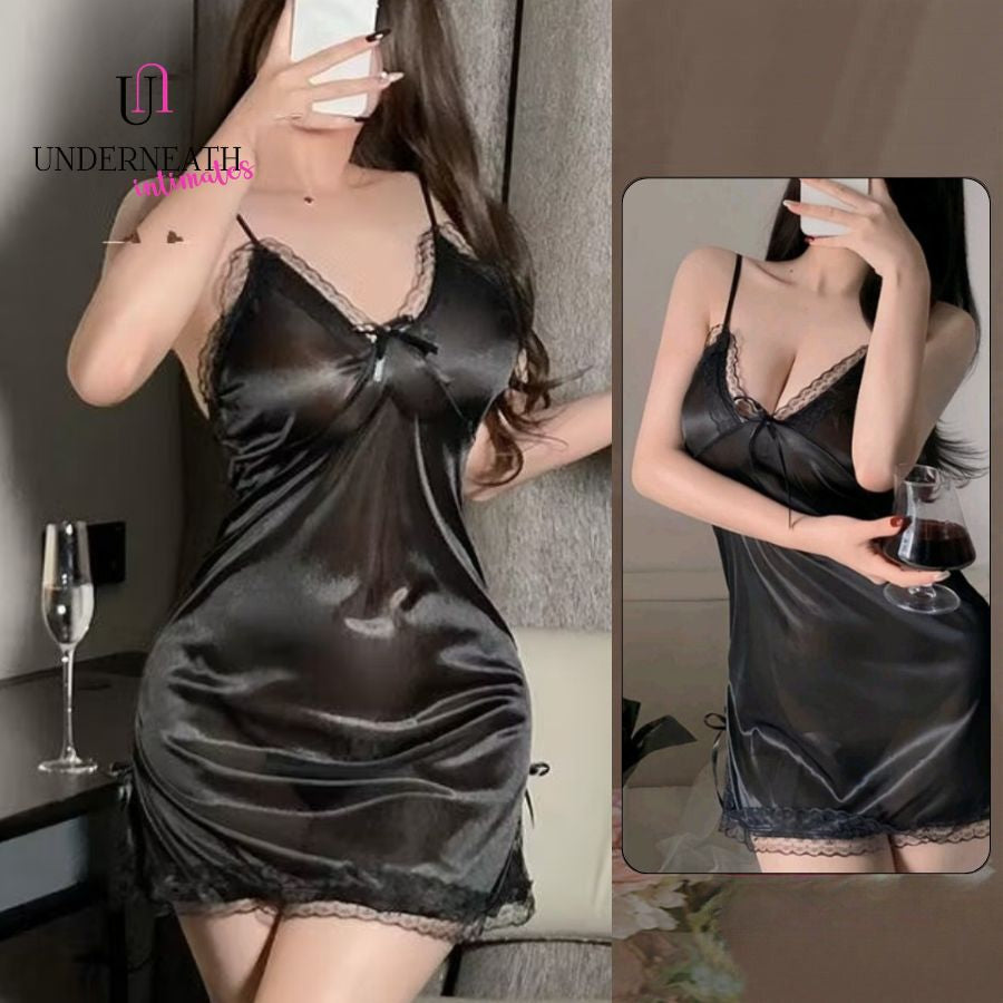 Romantic w/ Thong - Black (S/M & L)