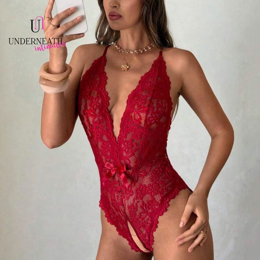 Wifey - Red (Open Crotch) (S/M & L)