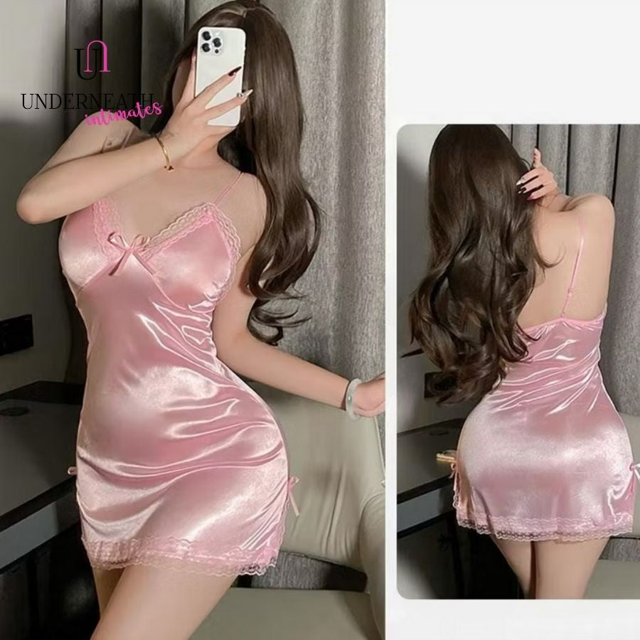 Romantic w/ Thong - Pink (S/M & L)