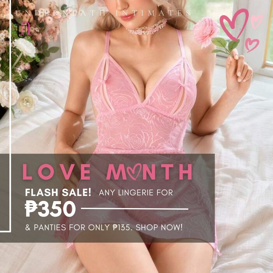 Celine w/ Thong - Baby Pink (S/M & L)