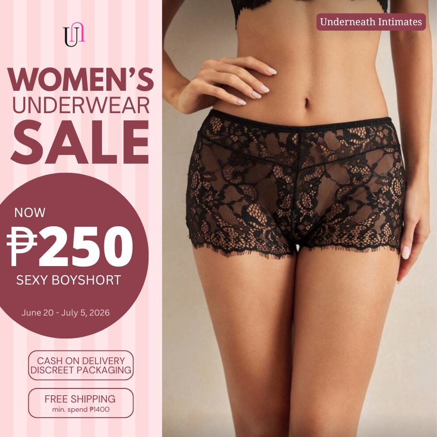 Fancy Boyshorts - Black (S/M & L)