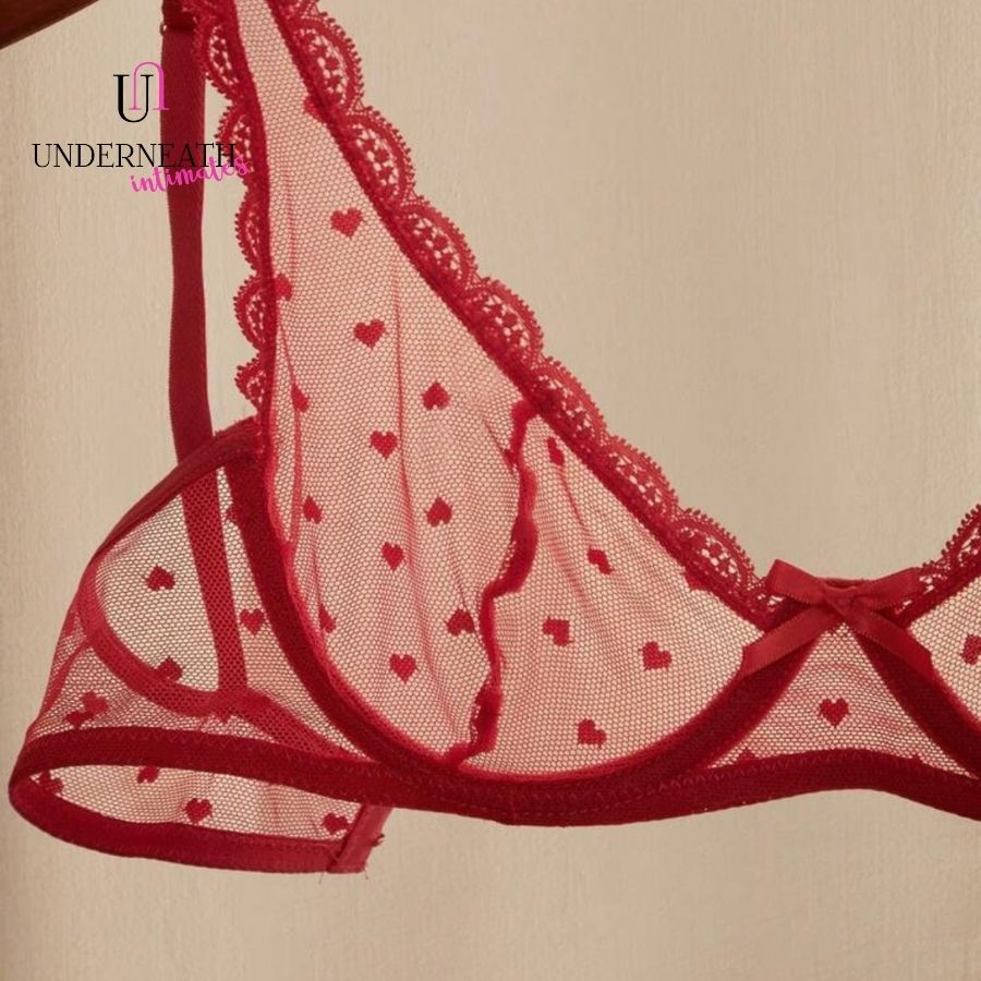 Kendall Set (with underwire) - Red (S/M & L)