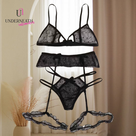 Dare Me Set - Black (S/M & L)