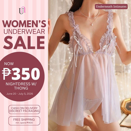Margarita w/ Thong - Light Purple (S/M & L)