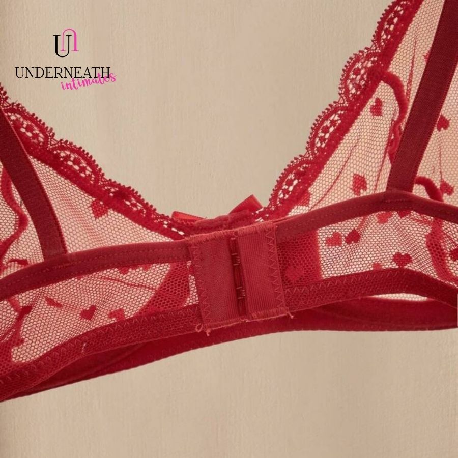 Kendall Set (with underwire) - Red (S/M & L)