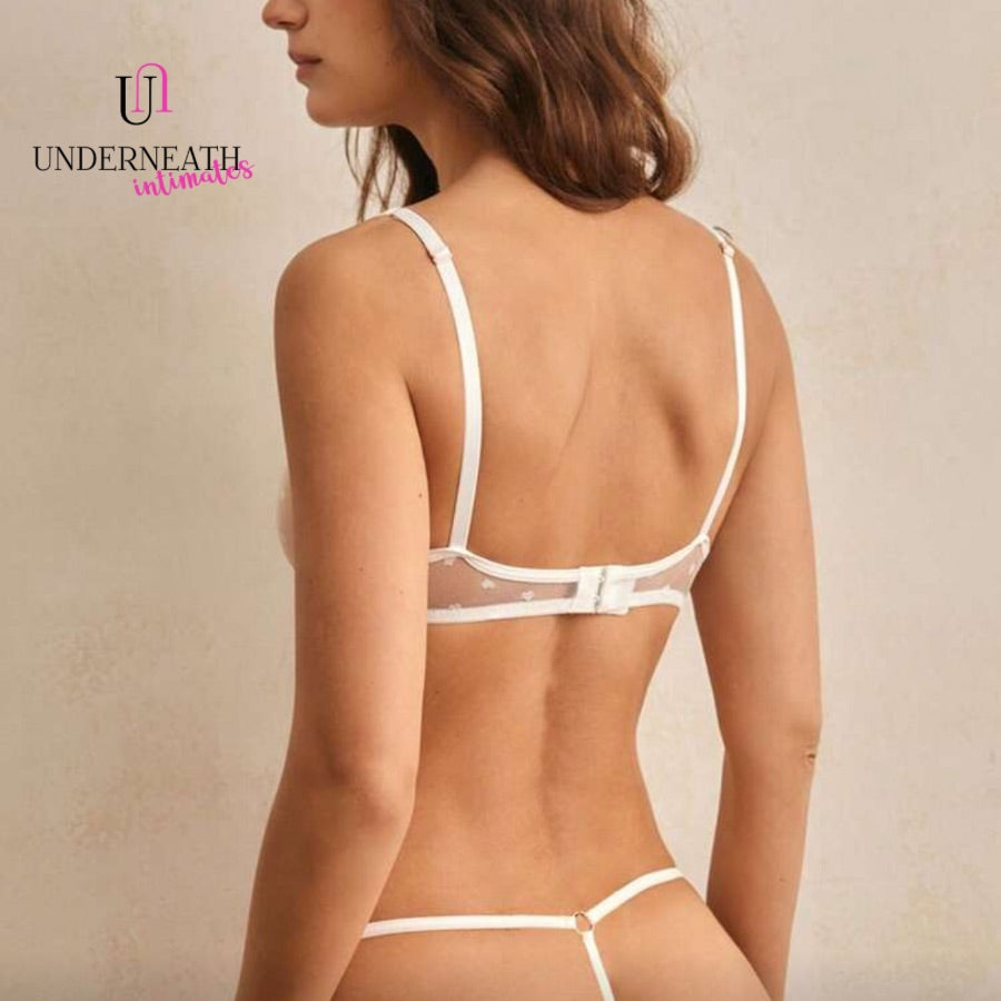 Kendall Set (with underwire) - White (S/M & L)
