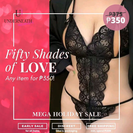 Bombshell - Black (Open Crotch) (L/XL)