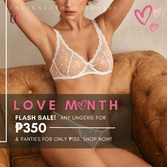 Mimosa Set (with underwire) - White (S/M & L)