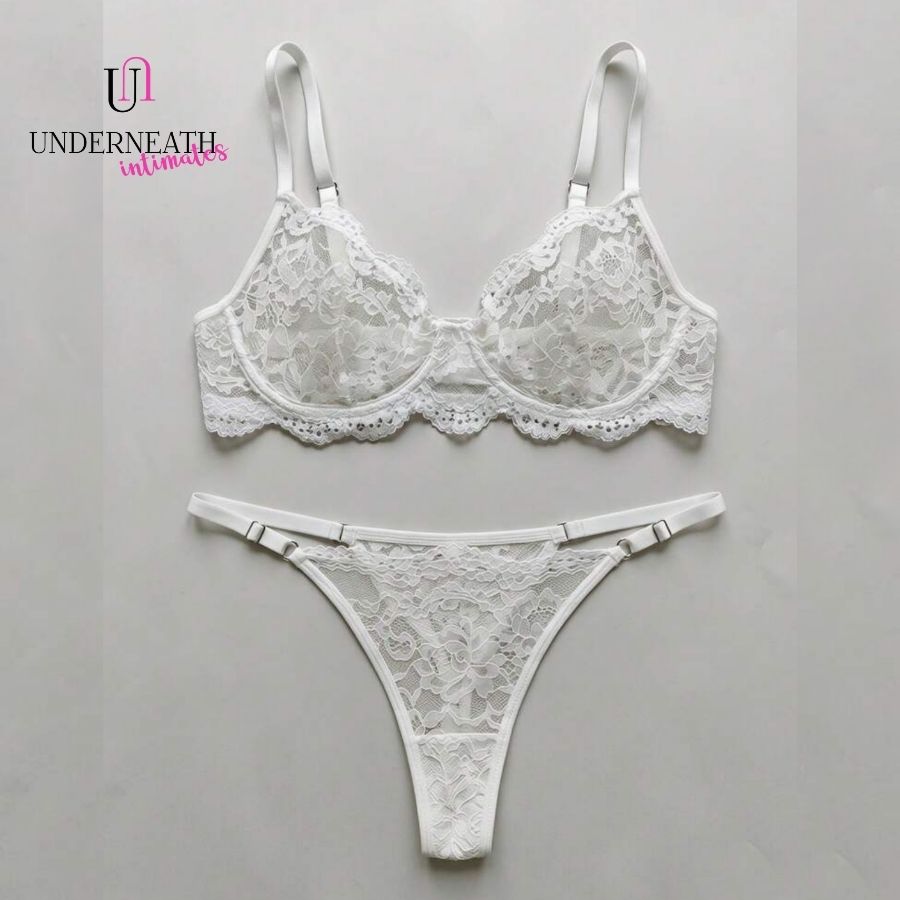 Vanilla Set (with underwire) - White (S/M & L)