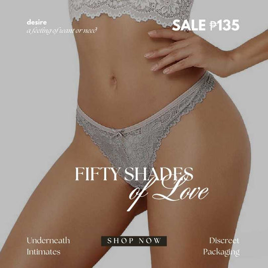 Cheeky Thong - Gray (Freesize)