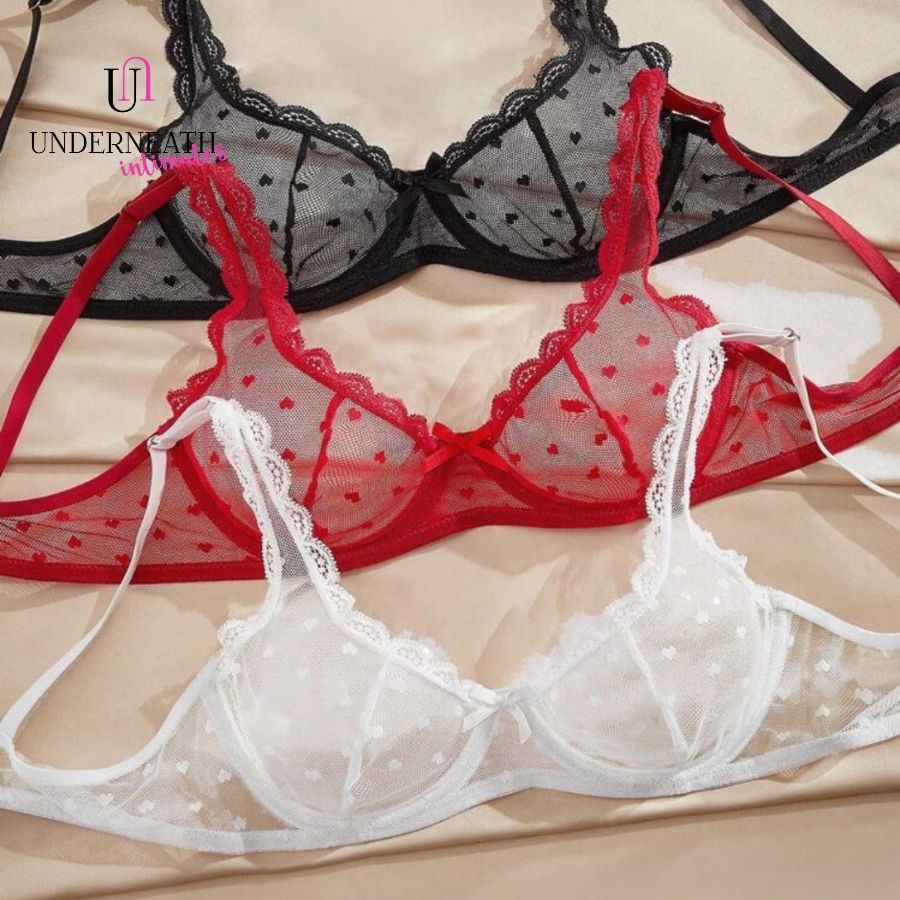 Kendall Set (with underwire) - White (S/M & L)