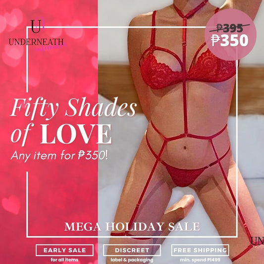 Rosy Set - Red (S/M & L)