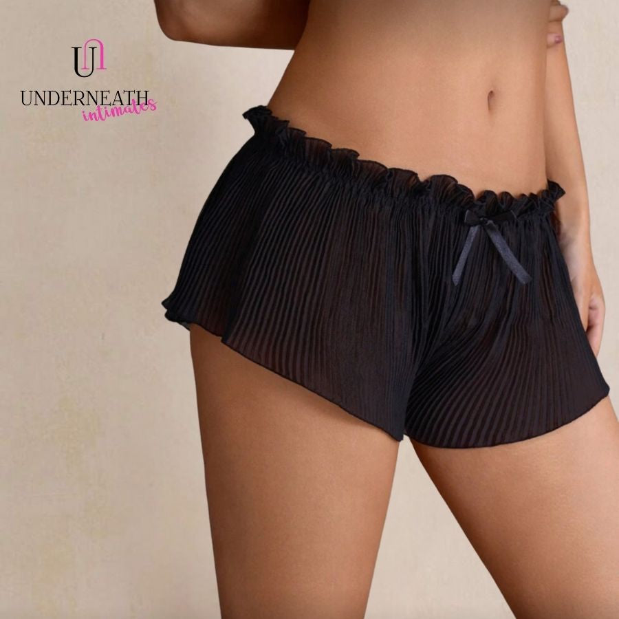 Cheeky Boyshorts - Black (S/M & L/XL)
