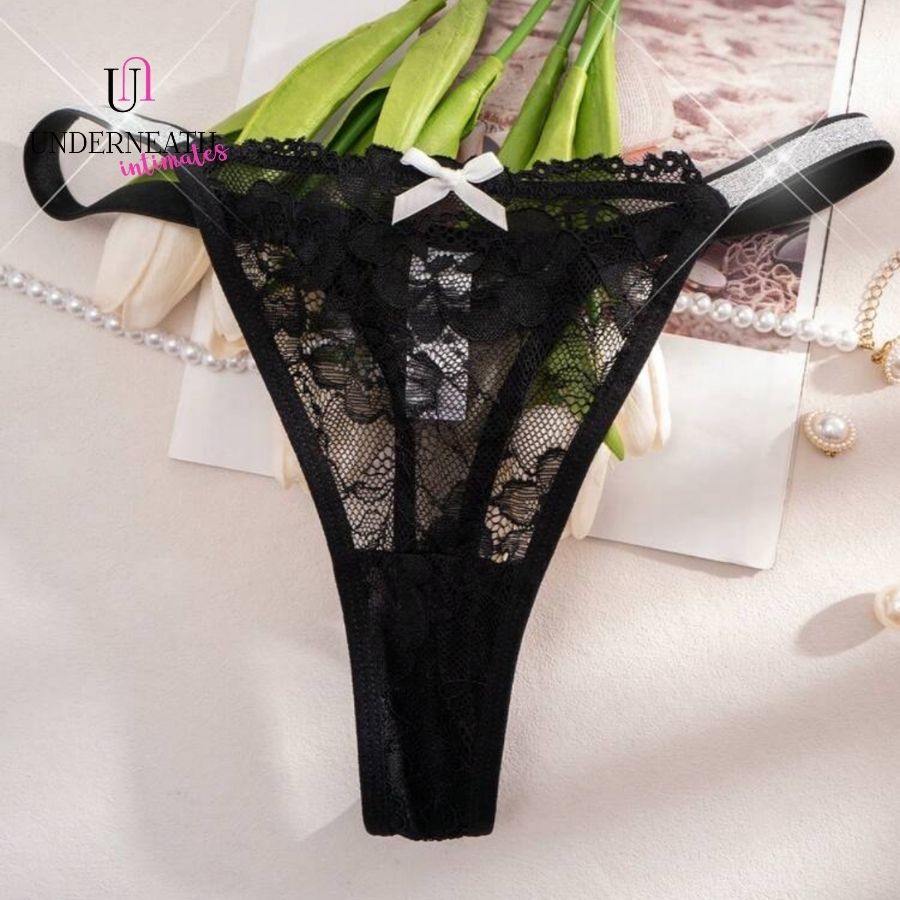 Anastasia Set (with underwire) - Black (S/M & L)