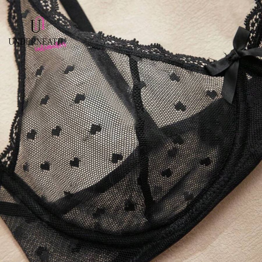 Kendall Set (with underwire) - Black (S/M & L)