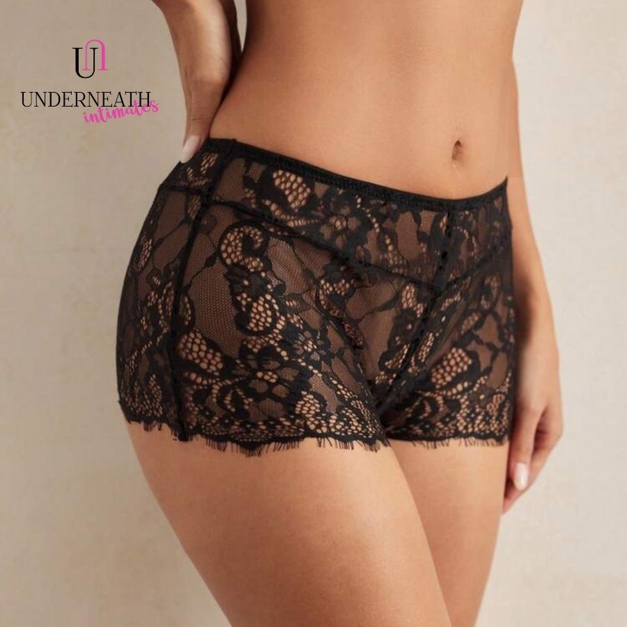 Fancy Boyshorts - Black (S/M & L)