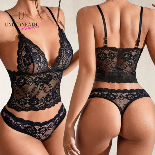Please Me Set - Black (S/M & L)