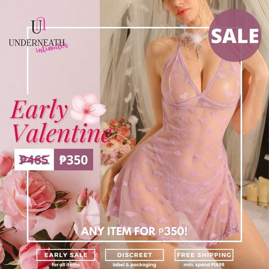 Sweety w/ Thong - Purple (S/M & L)