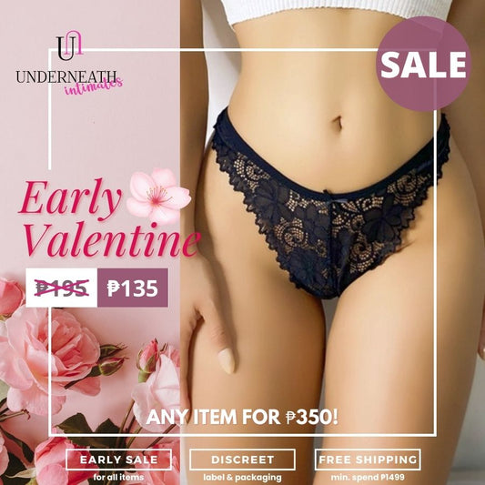 Cheeky Thong - Black (Freesize)