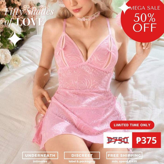 Celine Nightdress - Baby Pink (S/M & L)