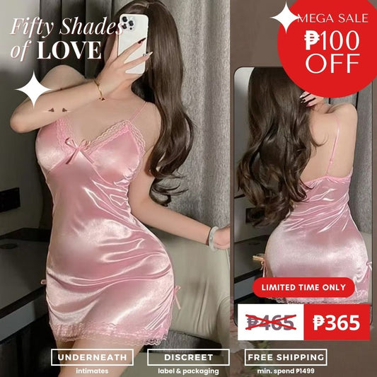 Romantic w/ Thong - Pink (S/M & L)