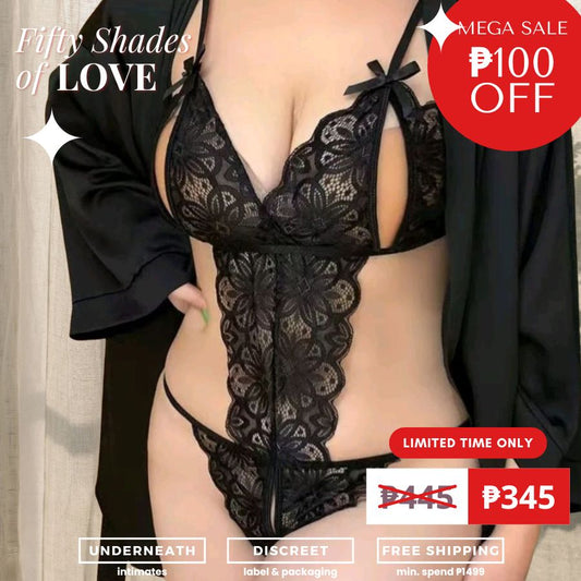 Bombshell - Black (Open Crotch) (L/XL)