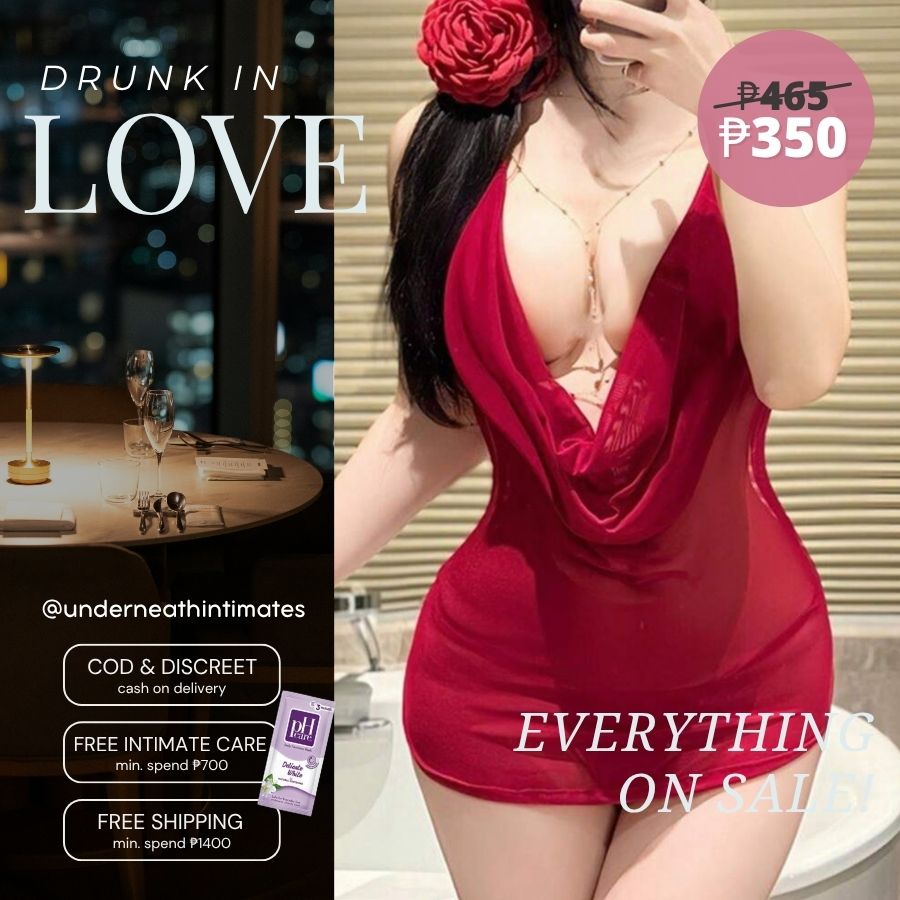 Latina w/ Thong - Red (S/M & L)
