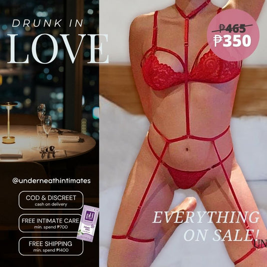 Rosy Set - Red (S/M & L)