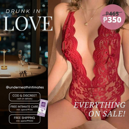 Daring - Red (Open Crotch) (S/M & L)