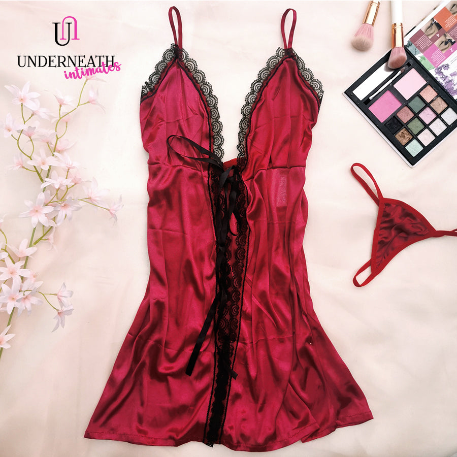 Honeymoon w/ Thong - Red (M & L)